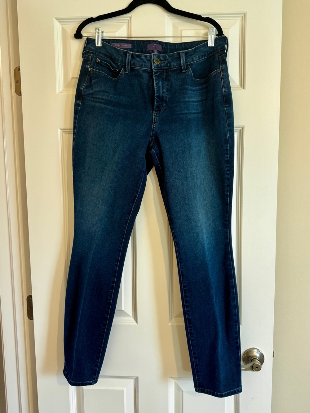 NYDJ Alina Legging Dark Blue Women’s Stretch Jeans 10